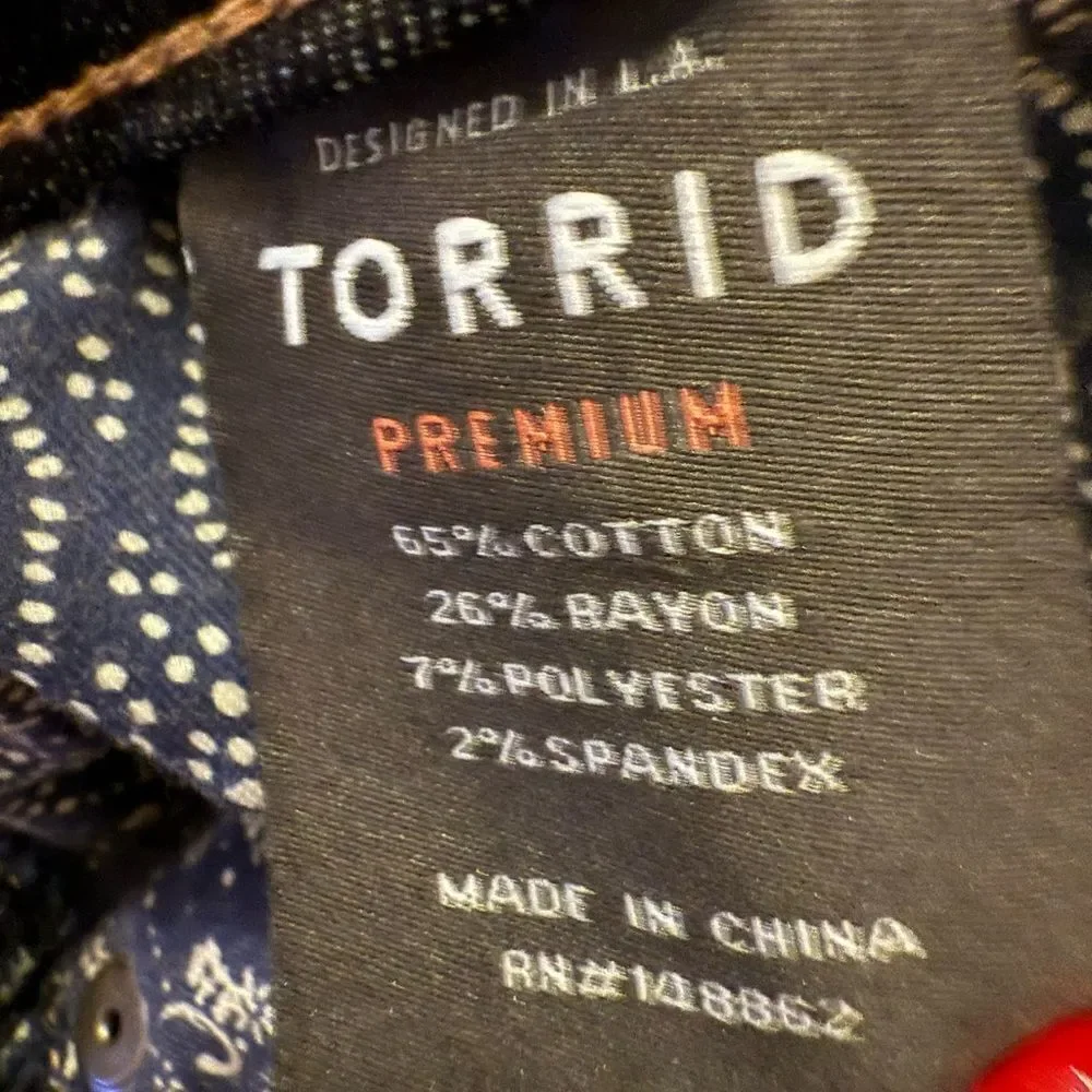 Torrid Women's Dark Blue Premium Jeans size 30XT